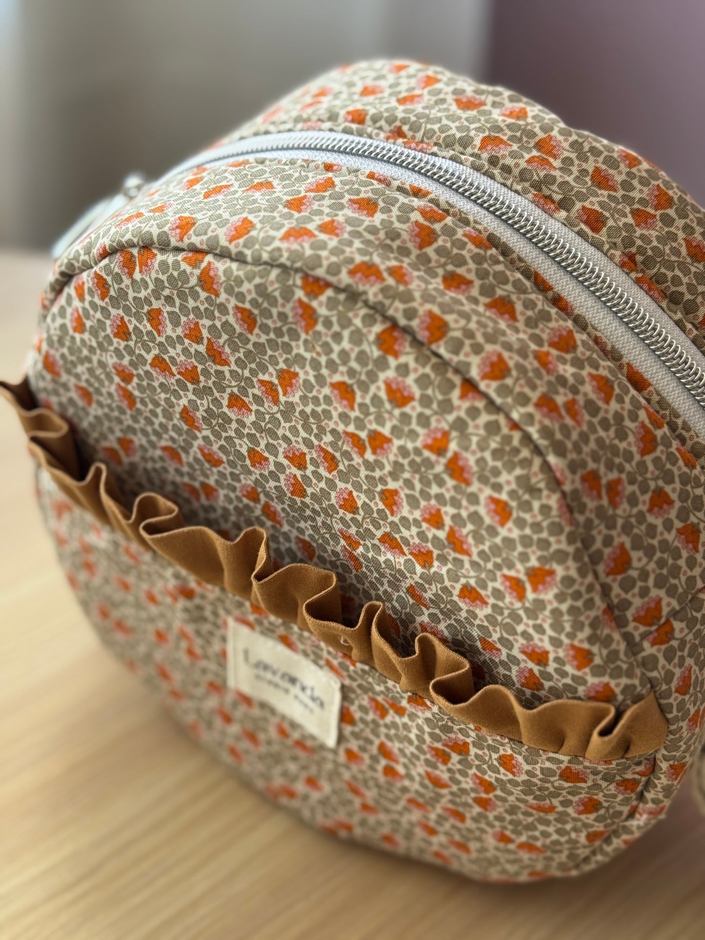 Round shoulder bag jazmín + scrunchie 🌸 4