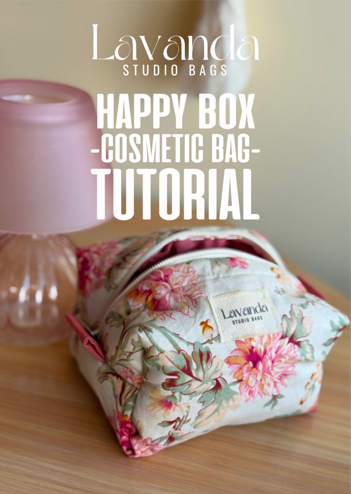 PATTERN + TUTORIAL/ Mini happy box.(Available 3 languages) Two digital files.