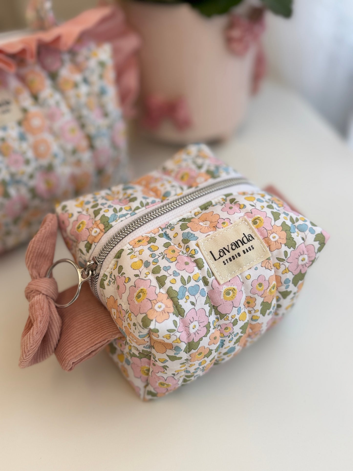 Mini cápsula caixa da felicidade rosa