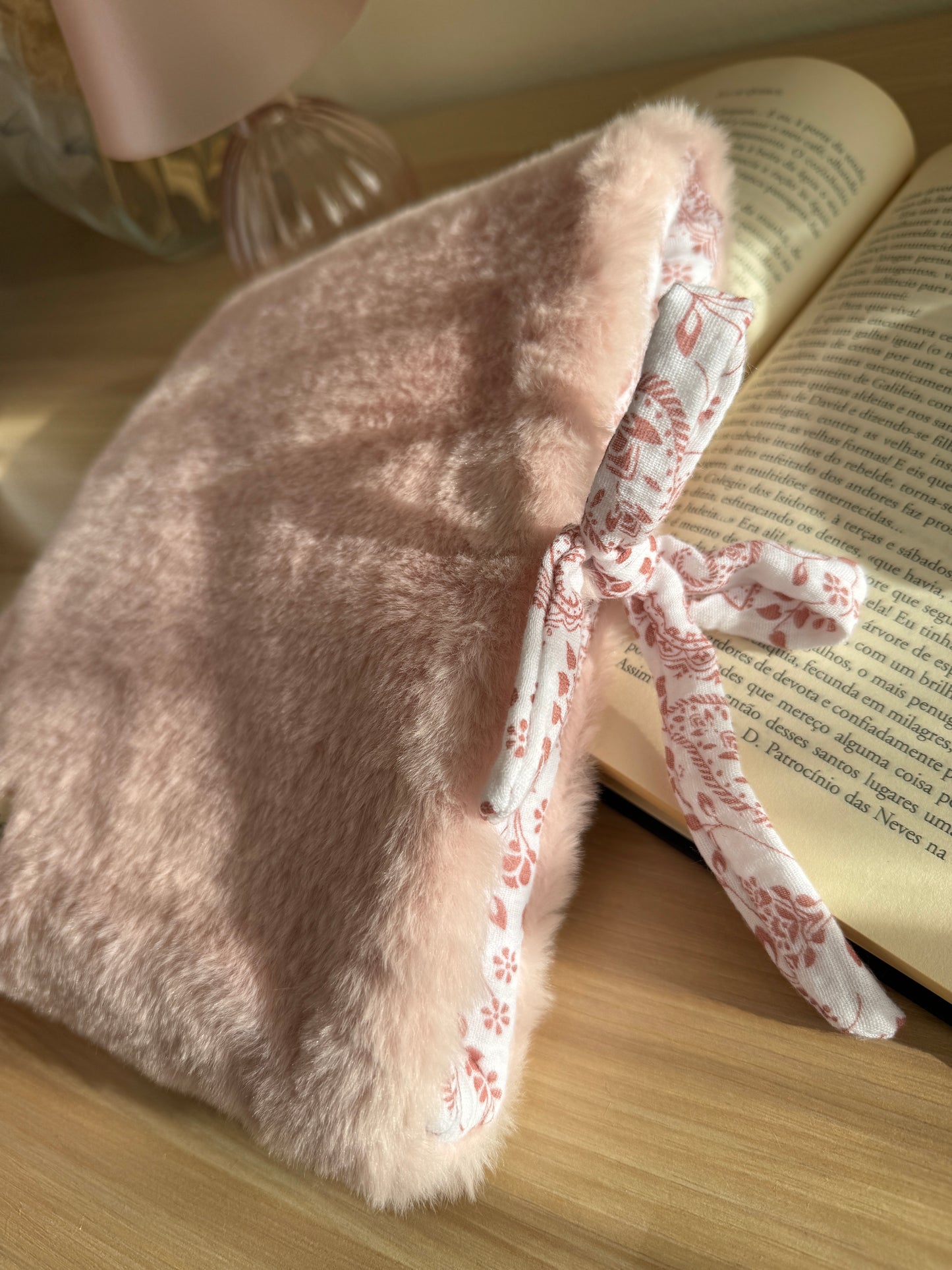 Book cover fluffy pink