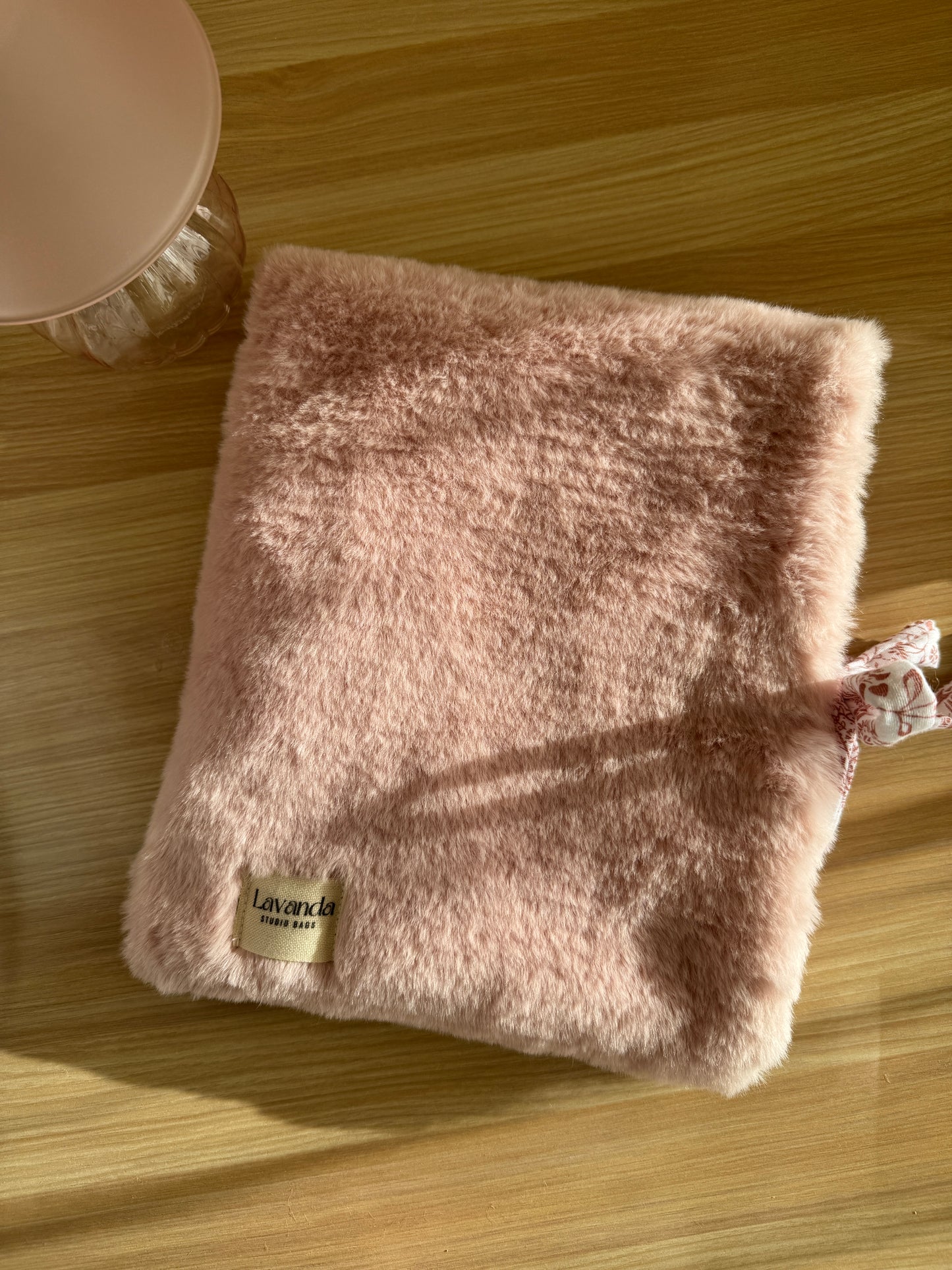 Book cover fluffy pink