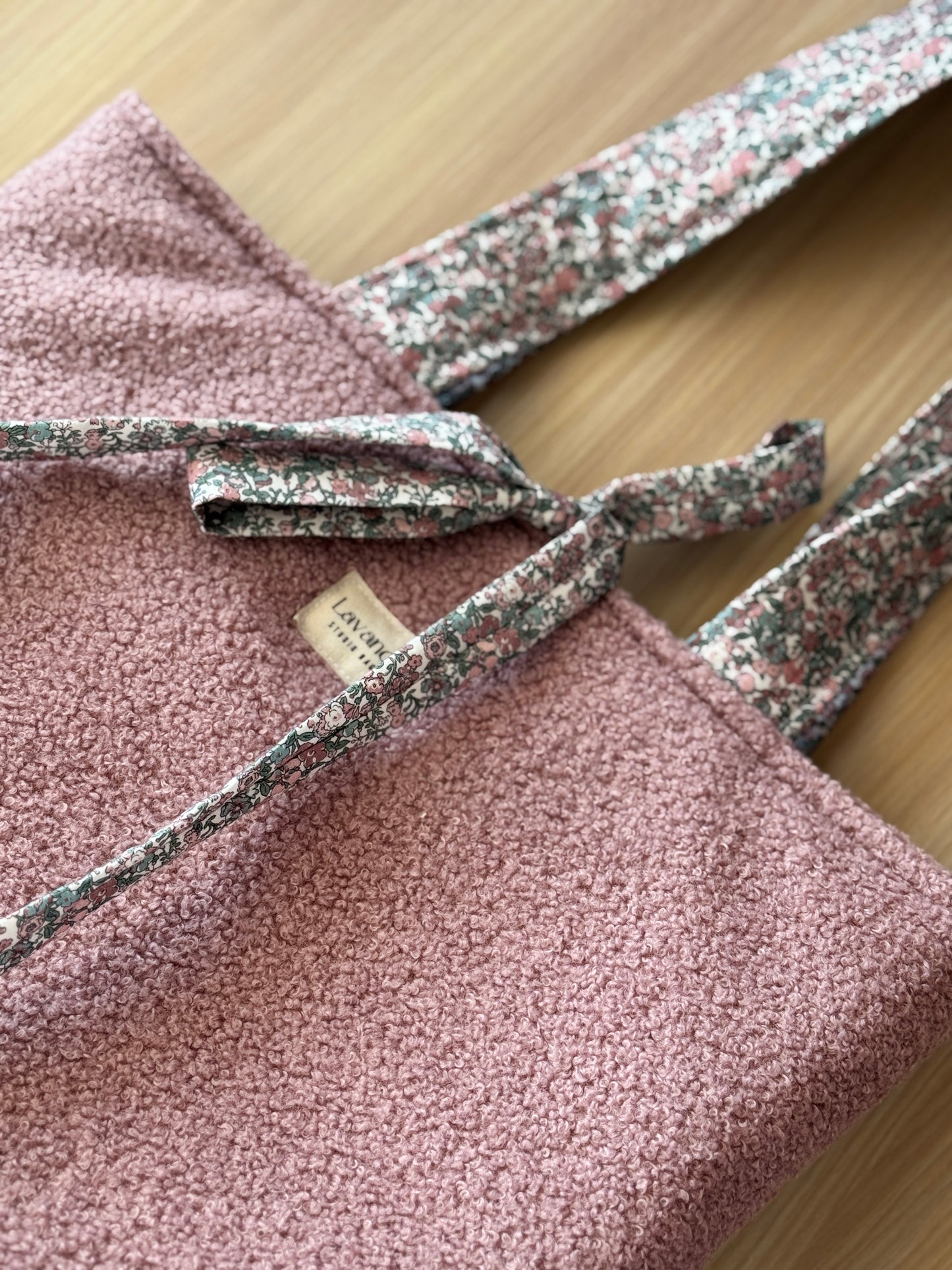 Tote bag cozy, old pink🍂