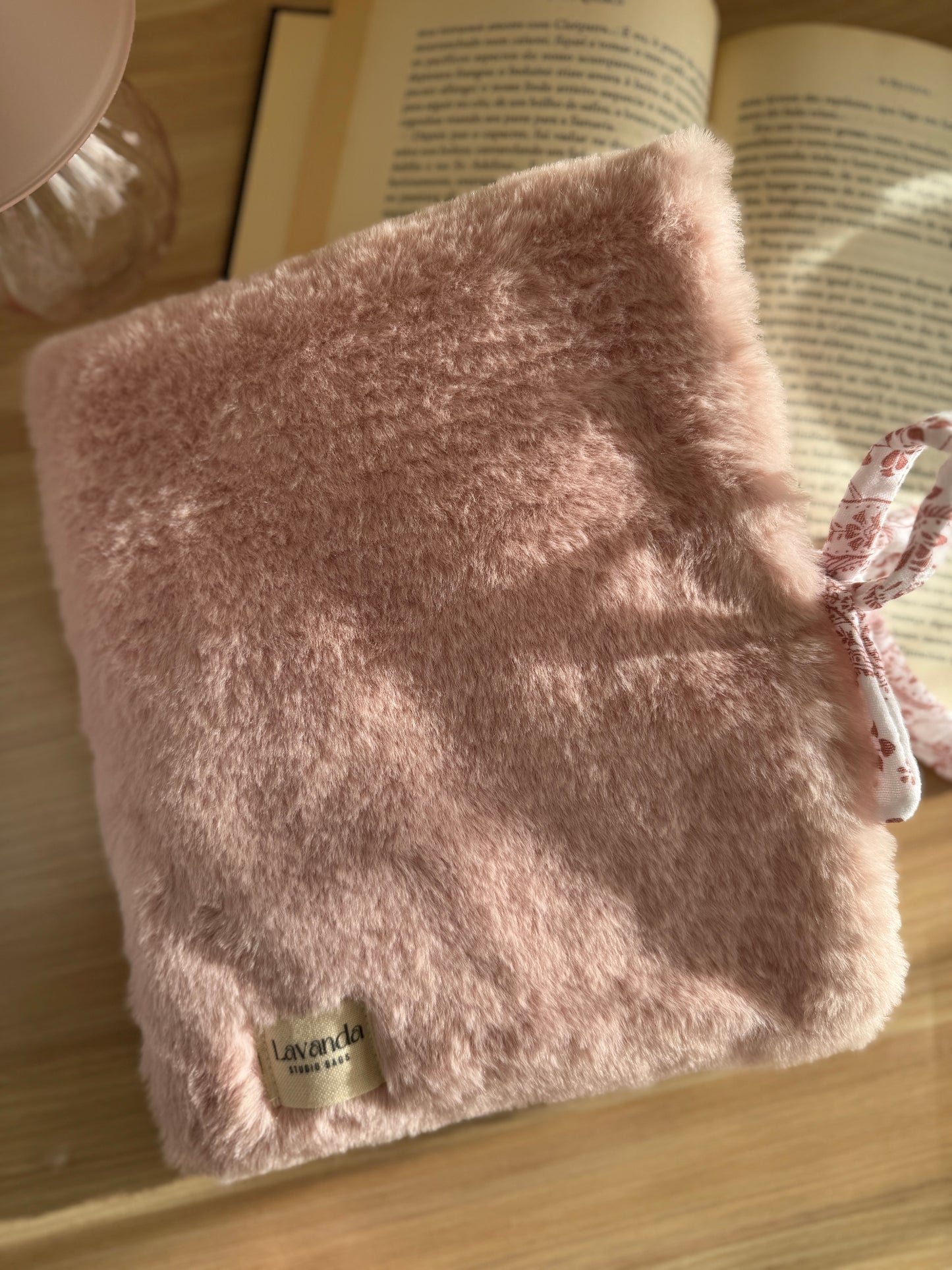 Book cover fluffy pink