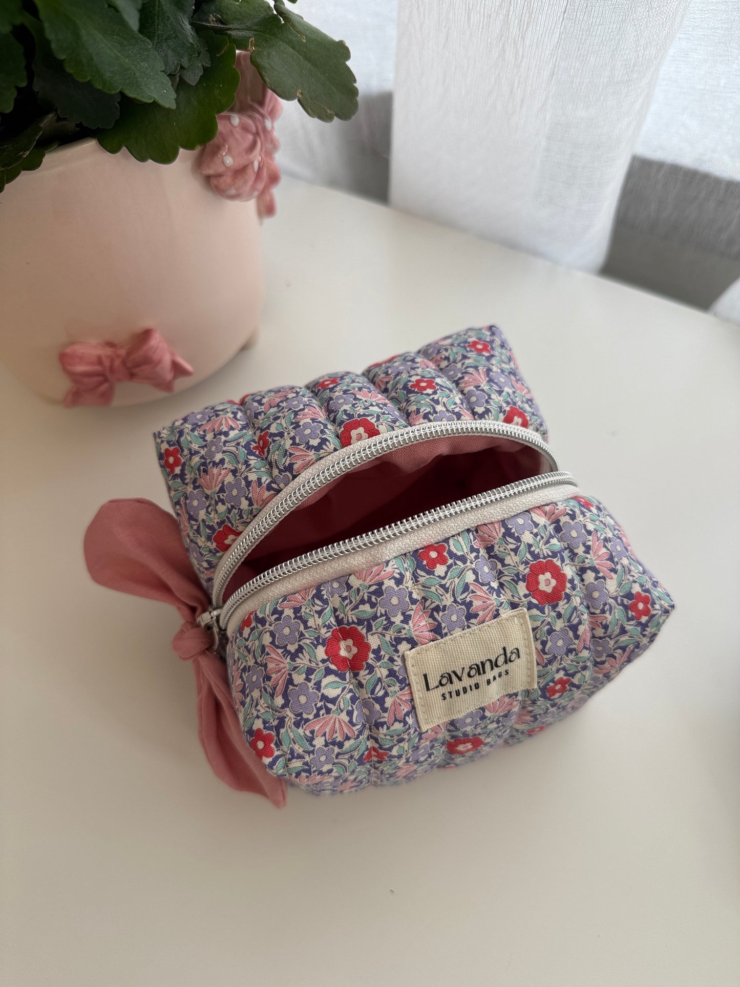 Mini happy box flores simples e cor-de-rosa