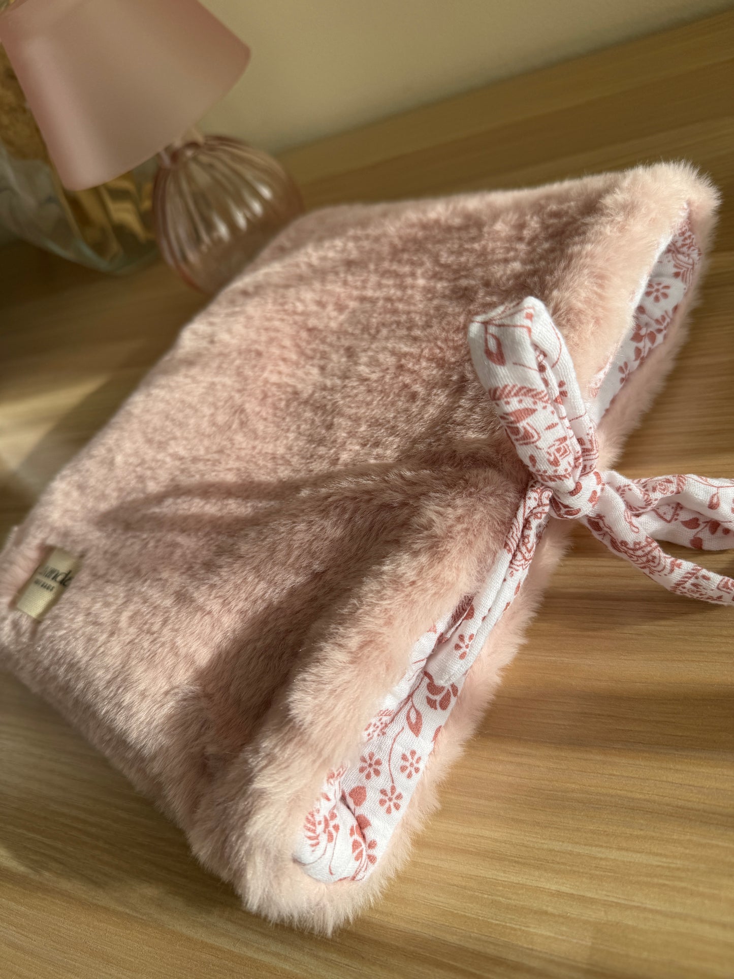 Book cover fluffy pink