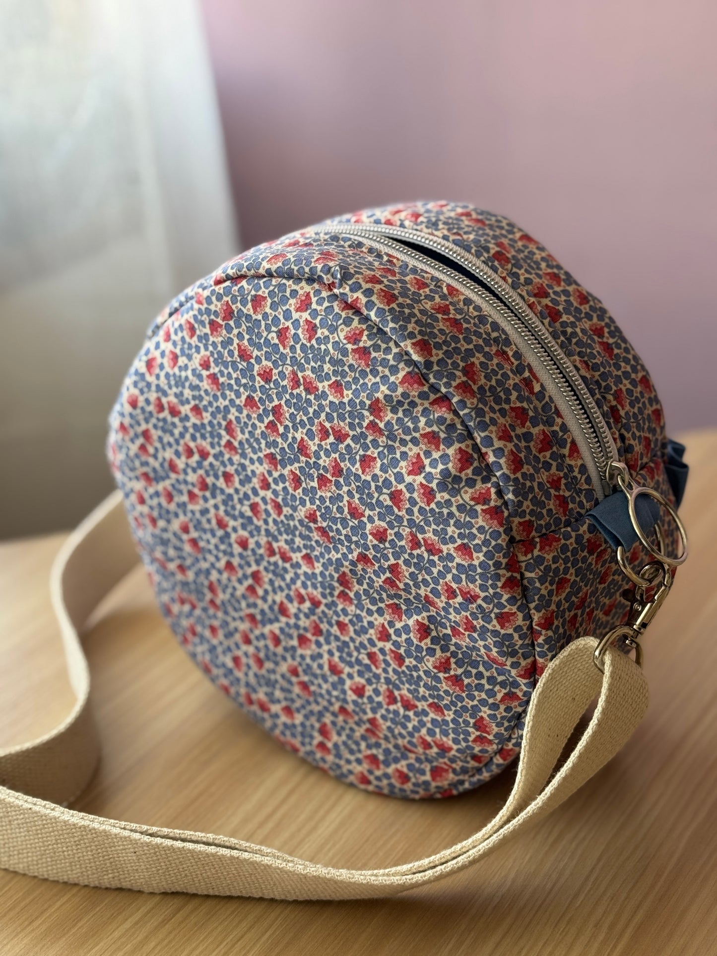 Round shoulder bag jazmín+ scrunchie🌸 2