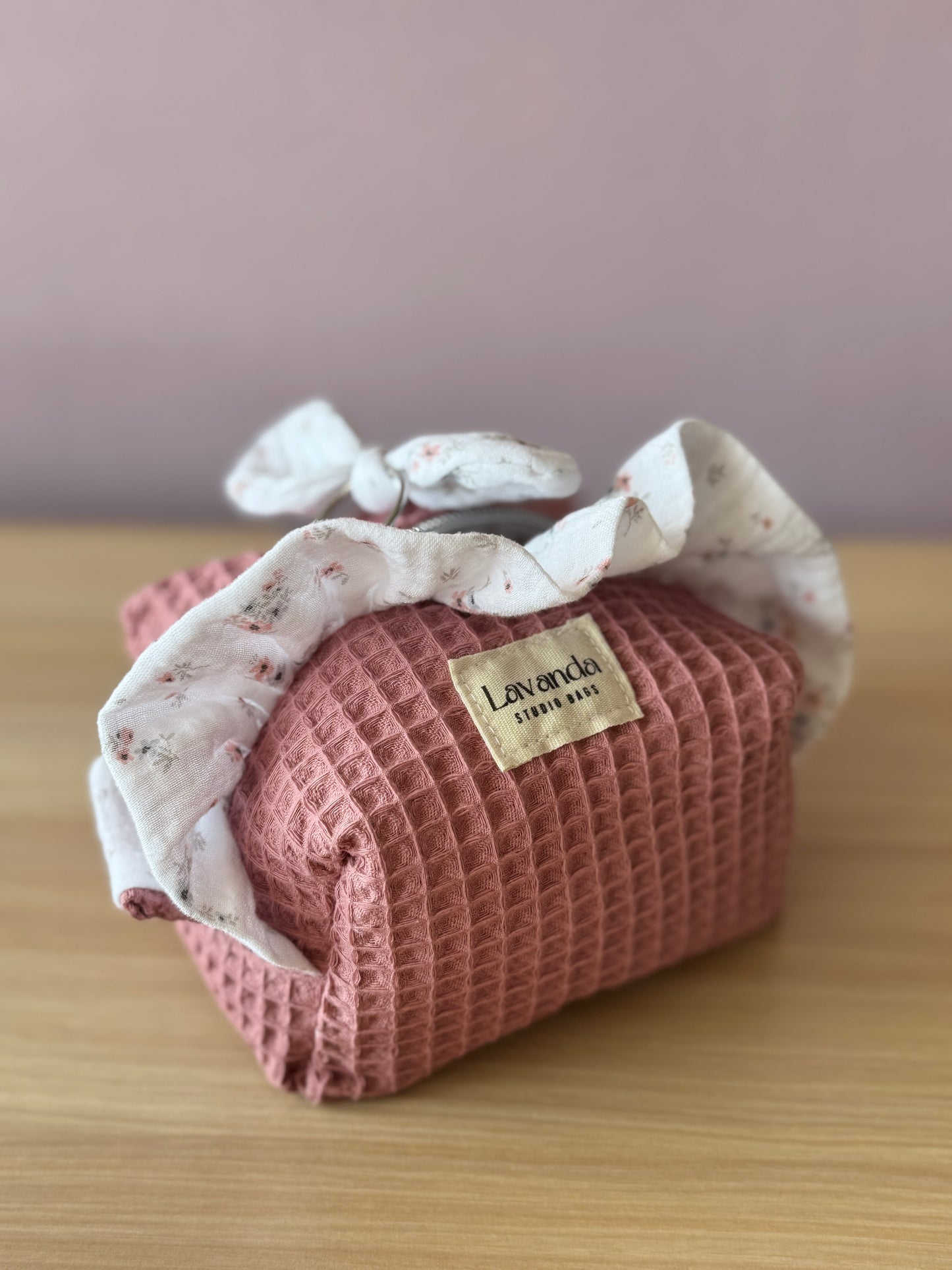 Mini cajita feliz floral waffle