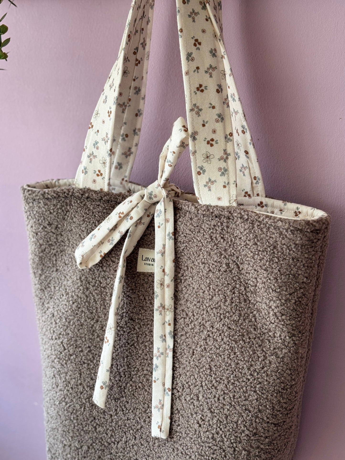 Tote bag cozy, brawn🍂