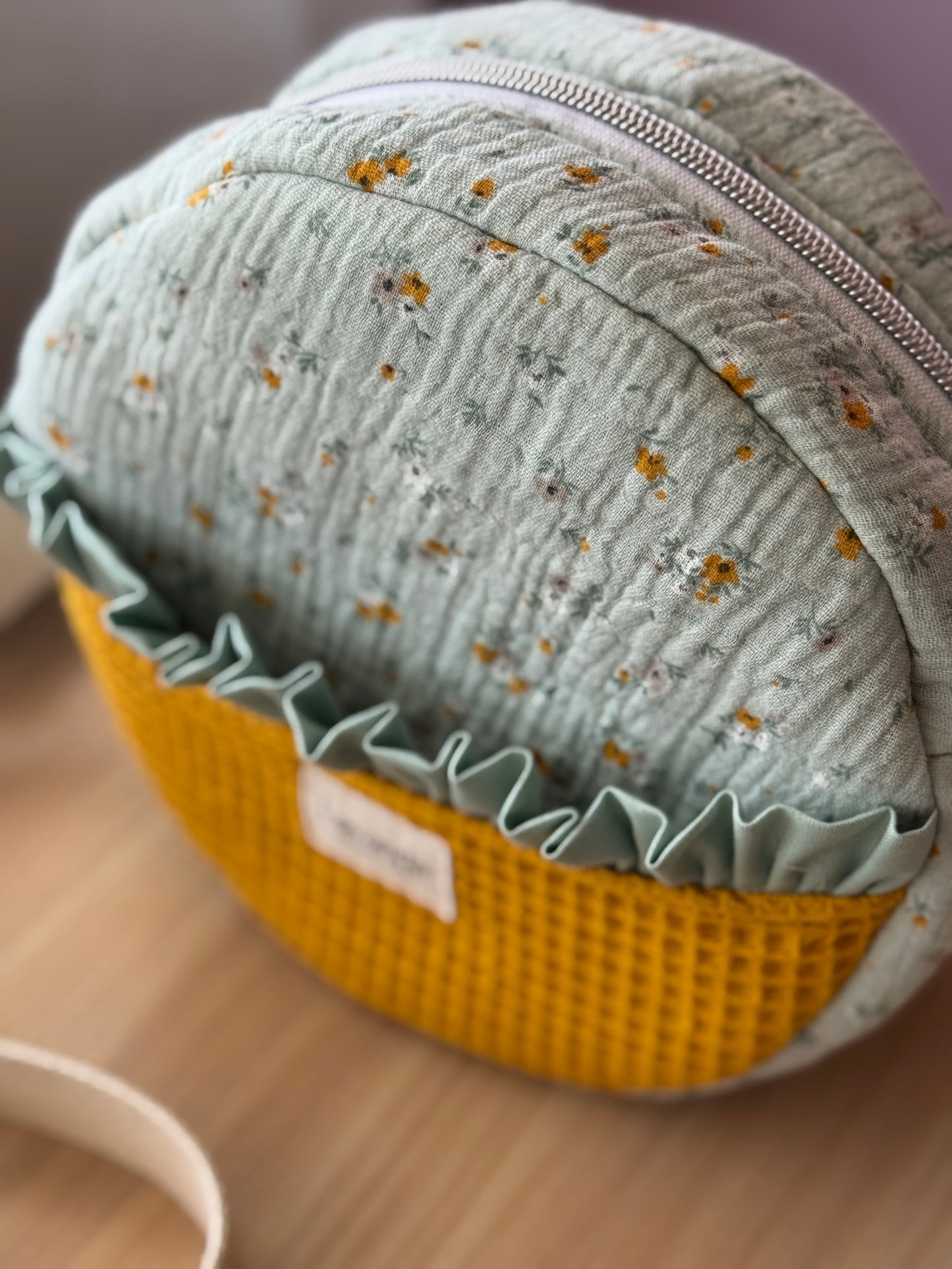 Round shoulder bag jazmín+ scrunchie🌸 3