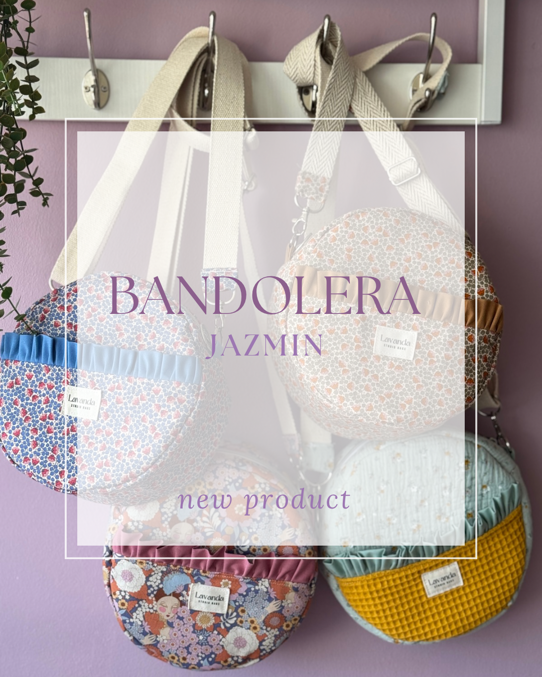 Round shoulder bag Jazmín🌸