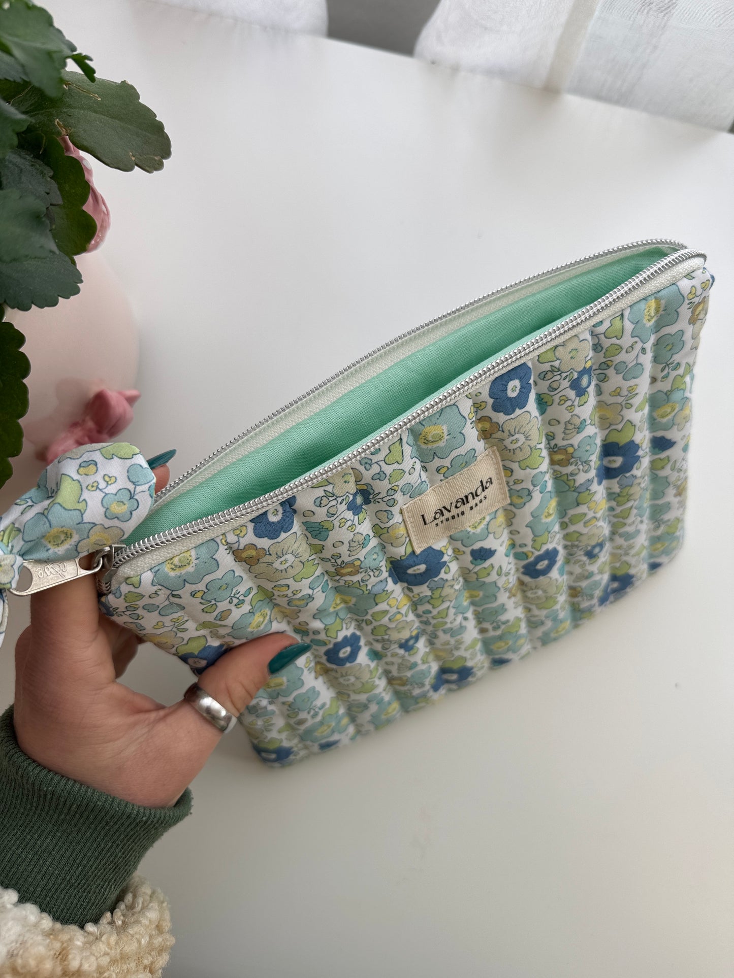 Bolsas de maquilhagem planas