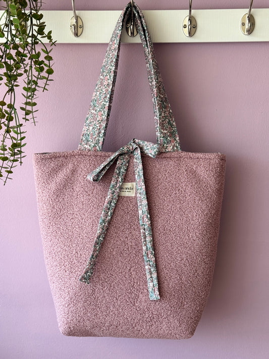Tote bag cozy, old pink🍂