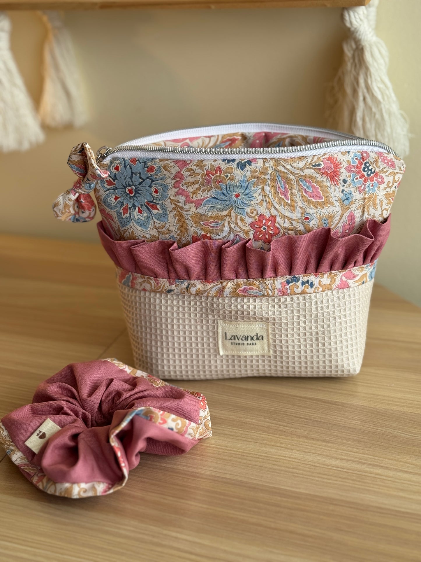 Cosmetic bag blue breeze