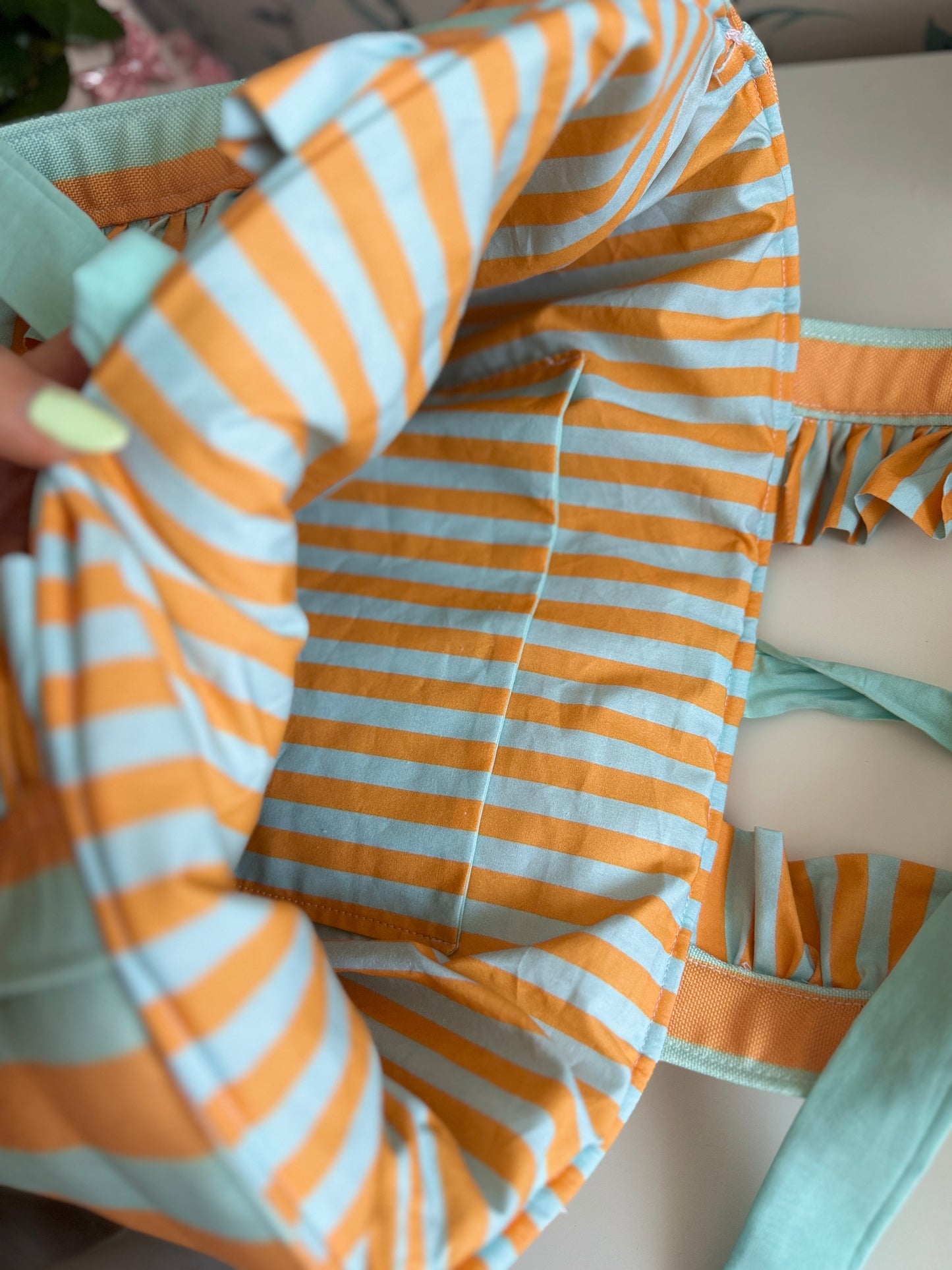 Tote bag Waterproof striped Amarilis🧡