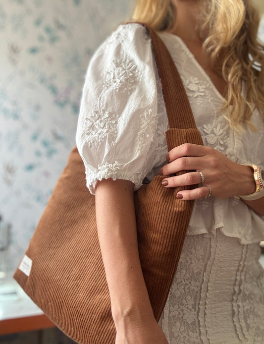New! Iris bag🍂camel brawn pana + Heart keychain.
