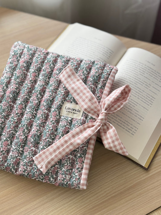 Book cover flowers and Vichy