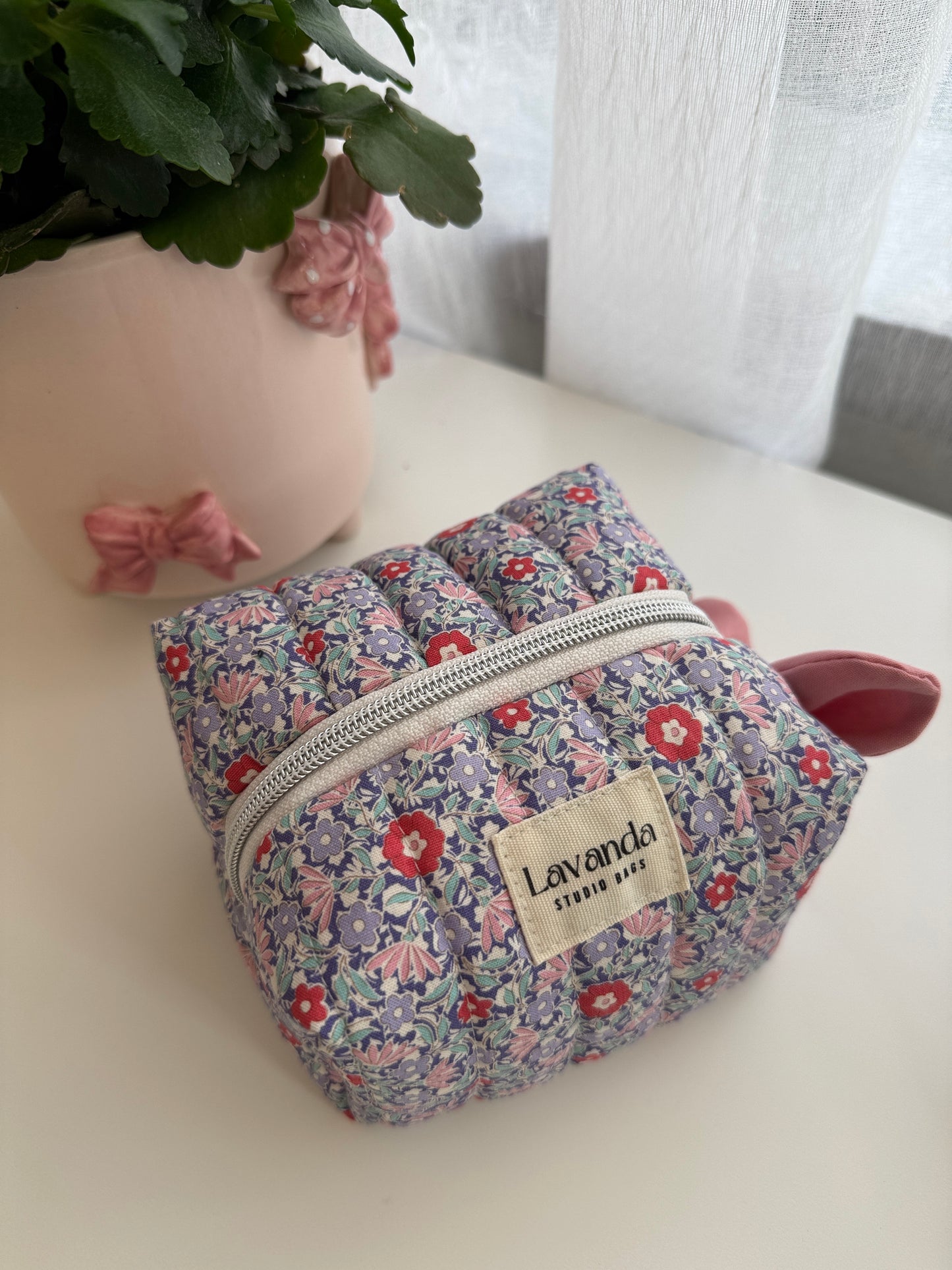 Mini happy box flores simples e cor-de-rosa