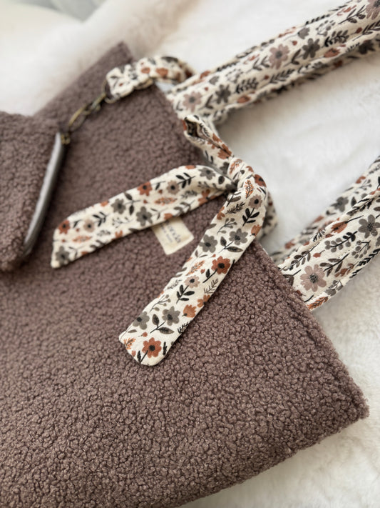 Tote bag teddy cozy, light brown 🍂