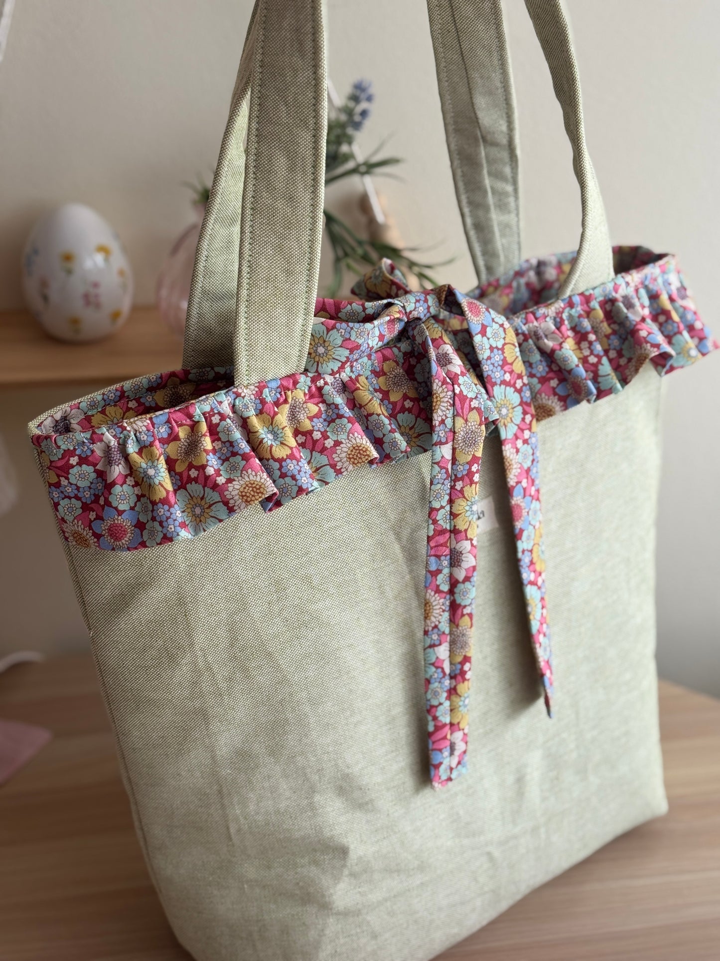 A.Tote bag, culla cotton, Apple green.