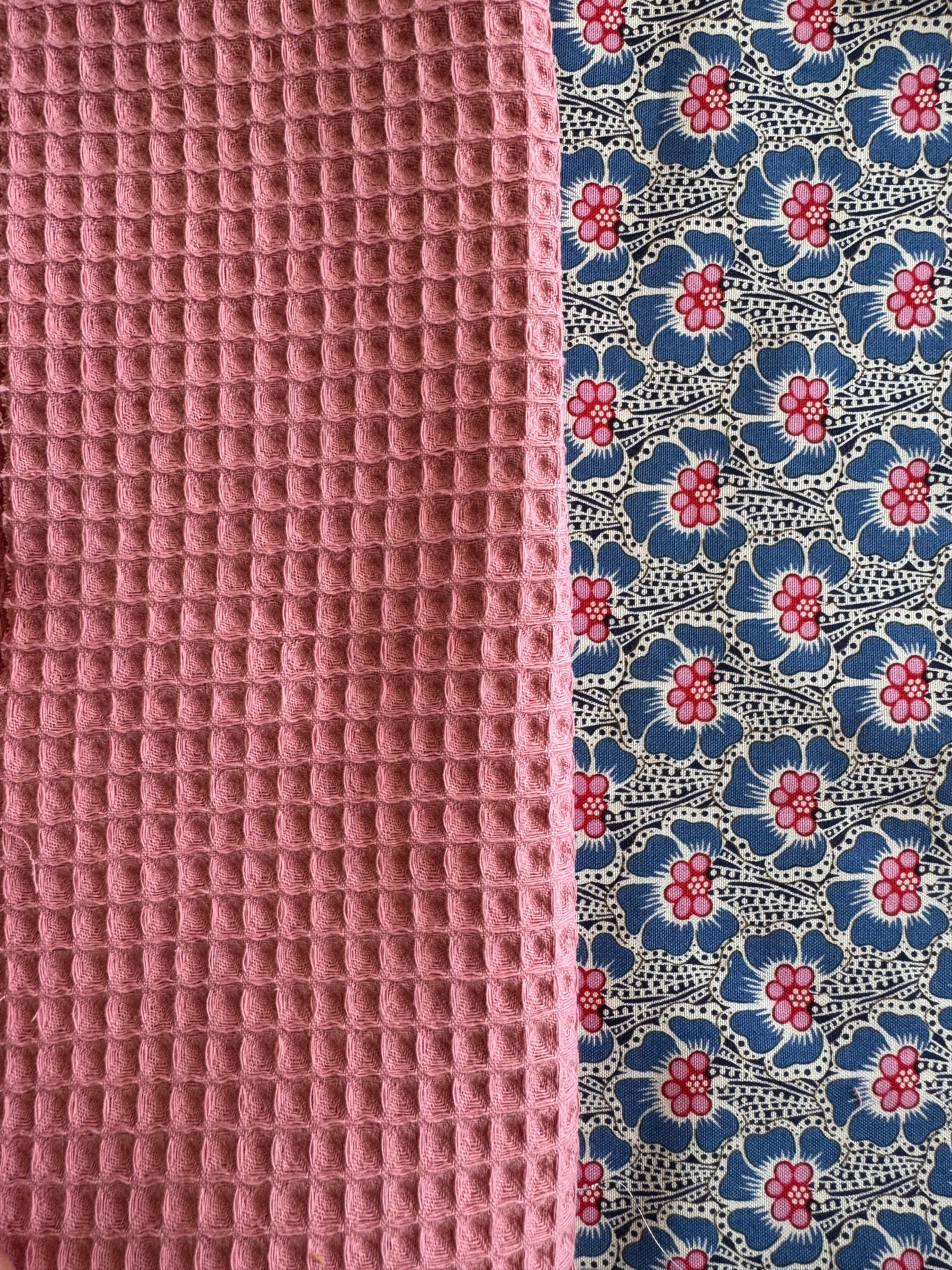 Blue and pink
