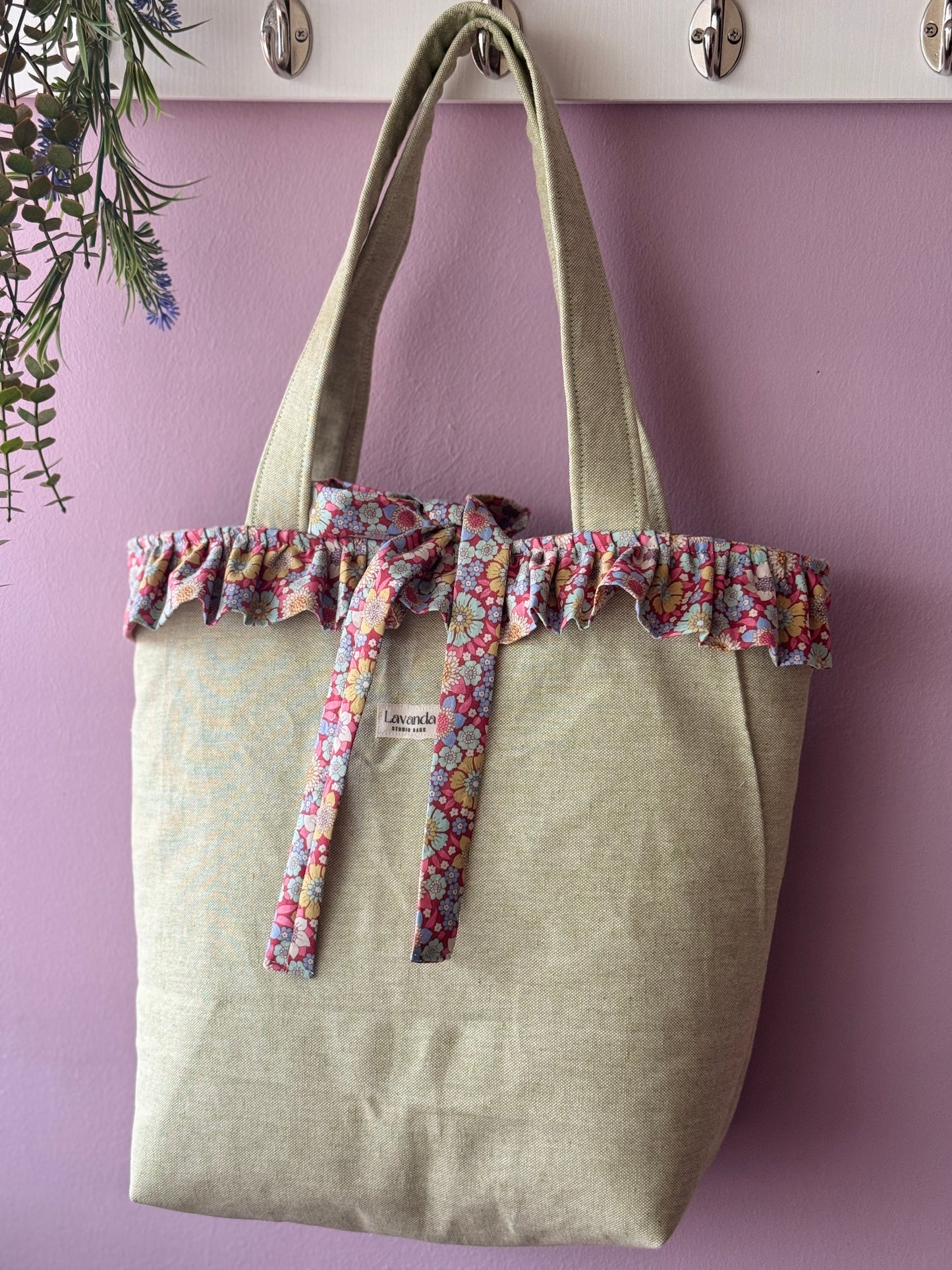 A.Tote bag, culla cotton, Apple green.
