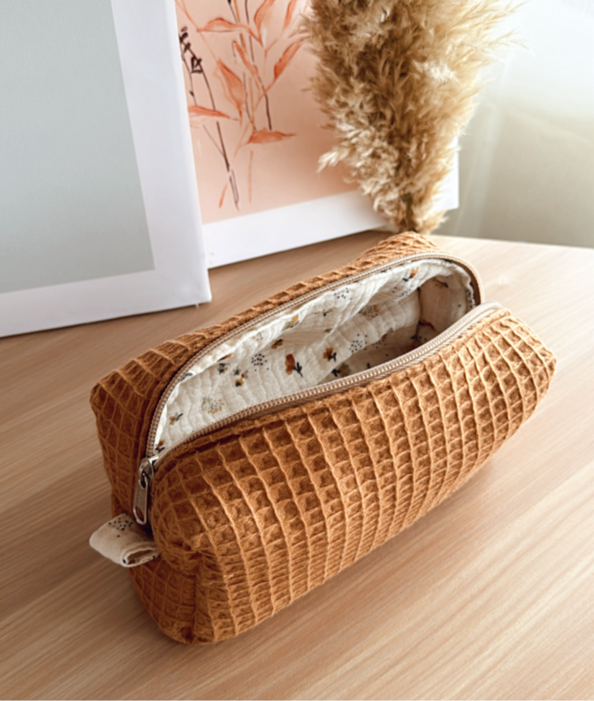 Make up bag/ cinnamon line