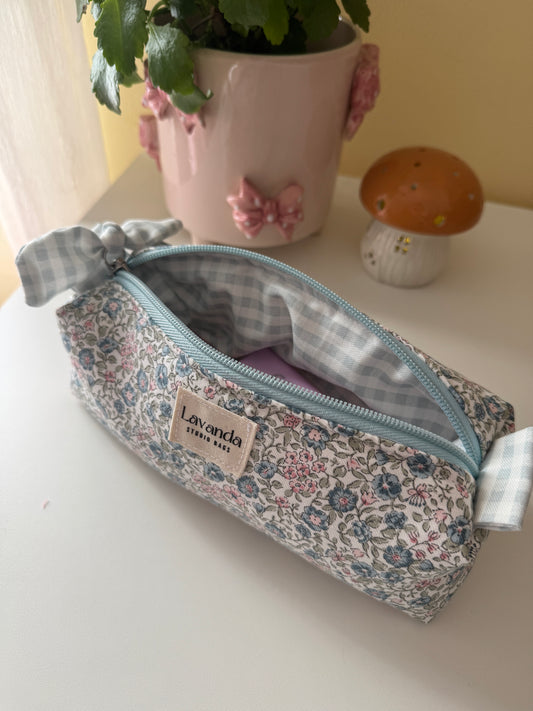 A.Pen cases floral and Vichy