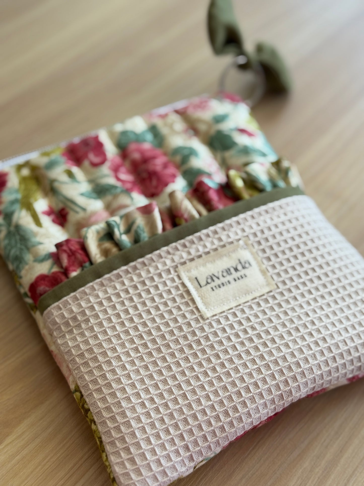 Kindle sleeve waffle and flowers