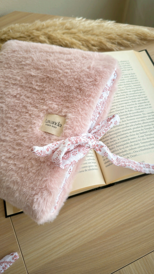 Book cover fluffy pink