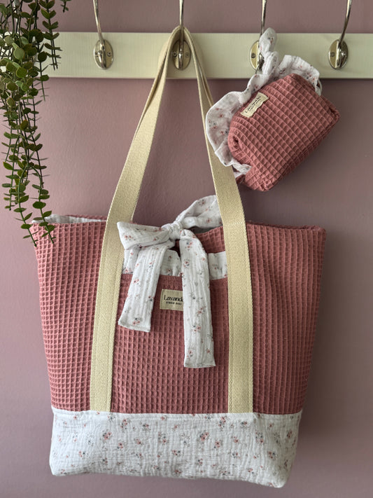 A.Tote bag waffle (custom bag) Available to make within 15 business days.