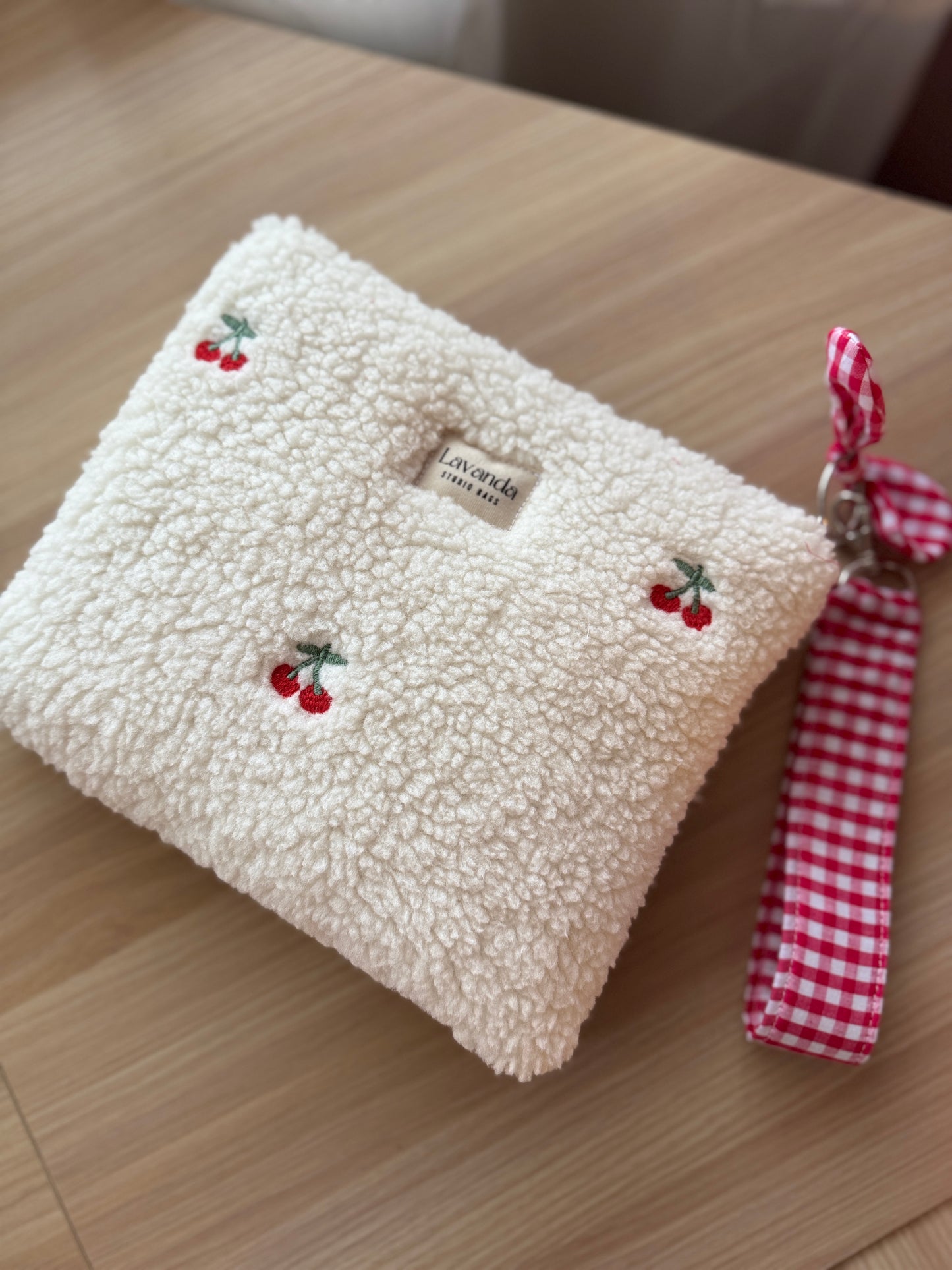 One left! Make up bag cherry