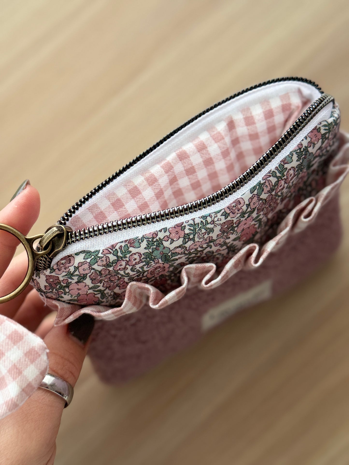 Mini pouch camellia 13