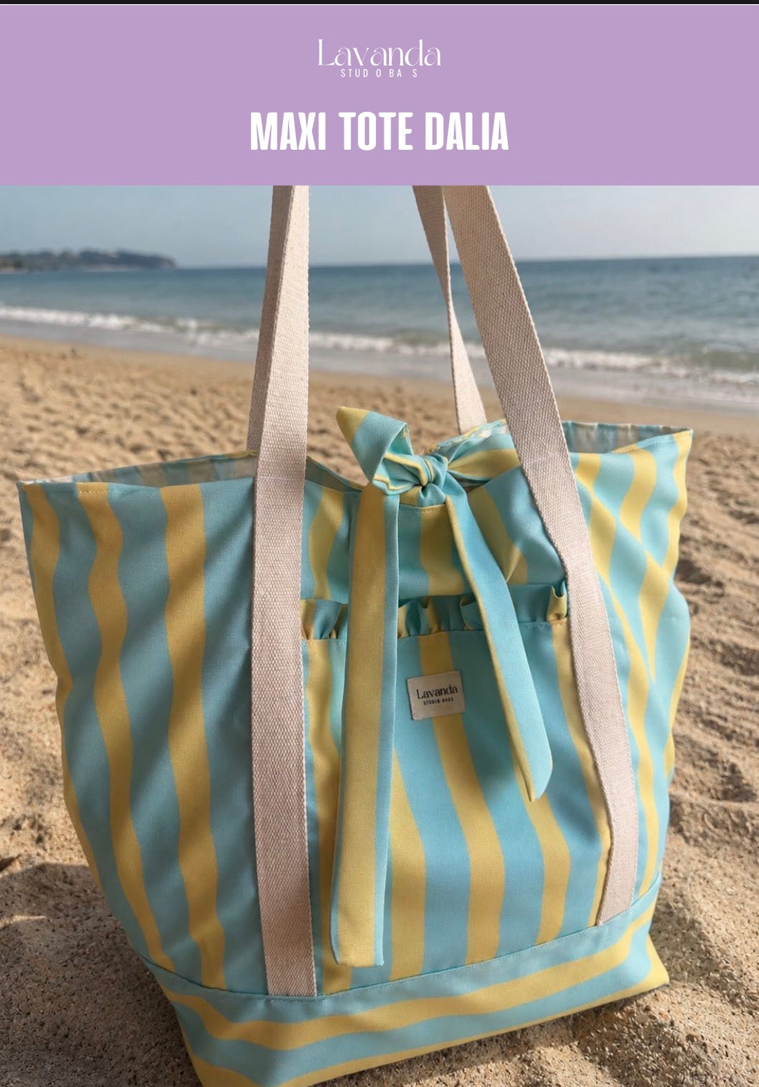 PATTERN AND TUTO Maxi Tote Dalia