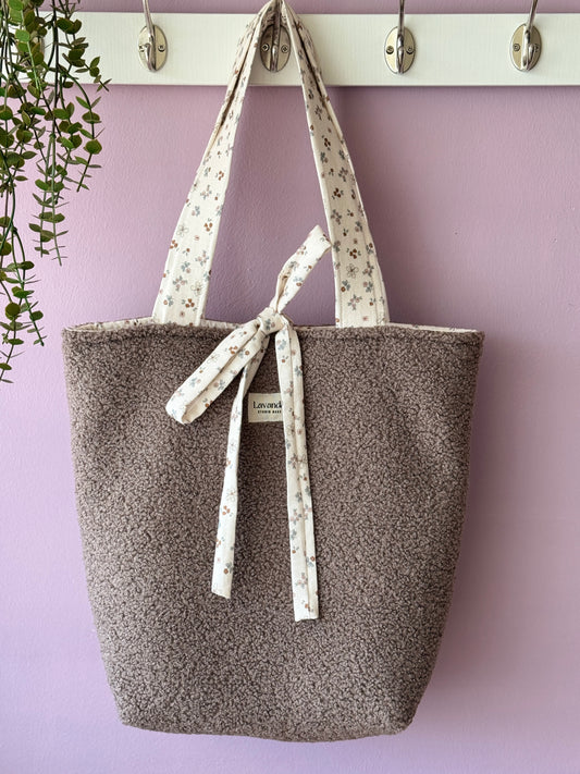 Tote bag cozy, brawn🍂