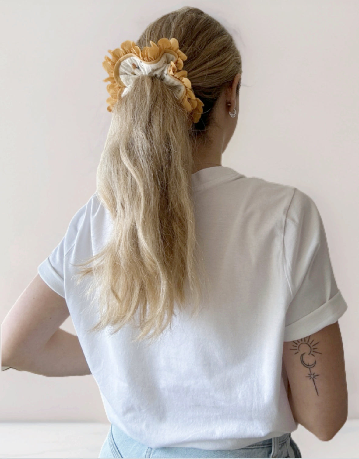 Floral scrunchies