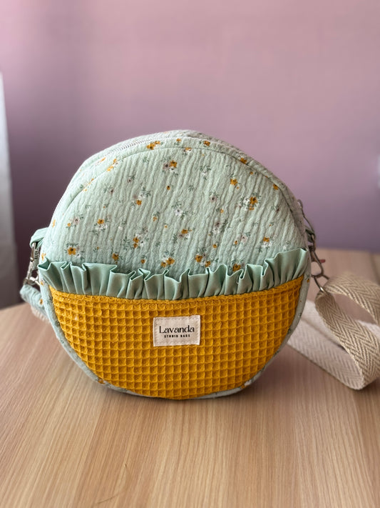 Round shoulder bag jazmín+ scrunchie🌸 3