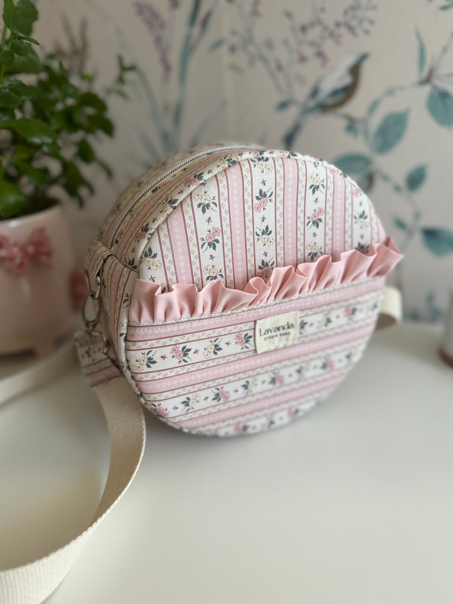 Round shoulder bag jazmín🌸5