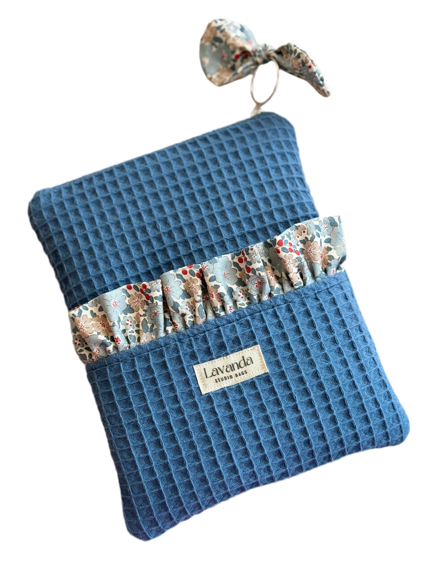 Kindle sleeve blue flower