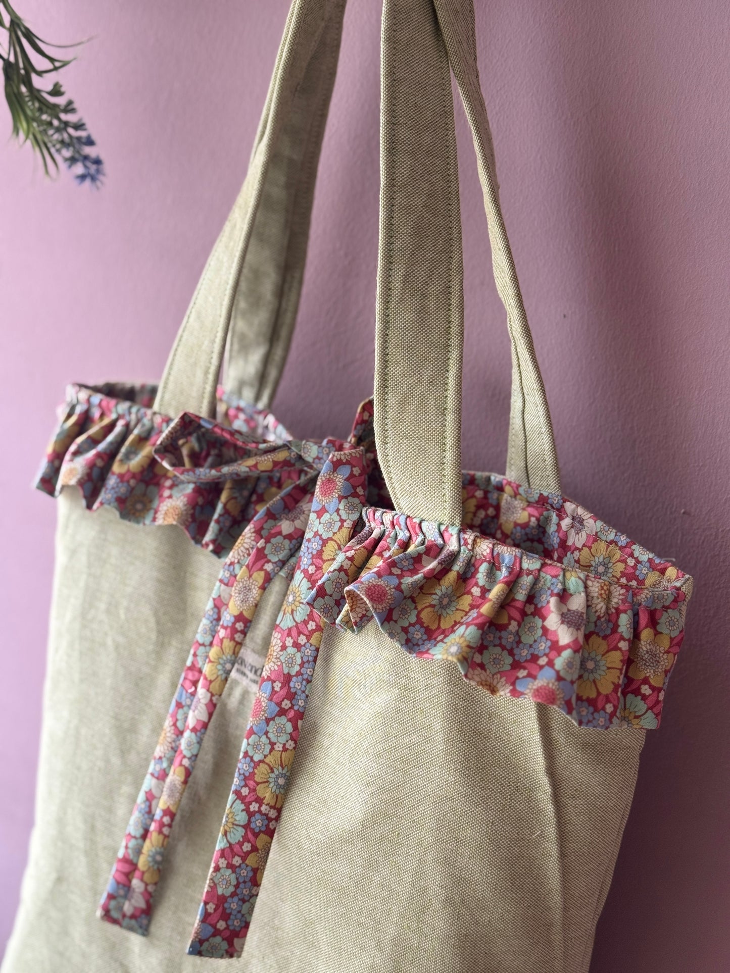 A.Tote bag, culla cotton, Apple green.