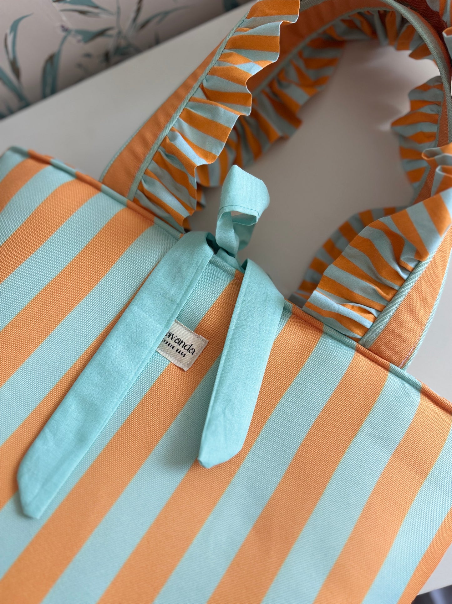 Tote bag Waterproof striped Amarilis🧡