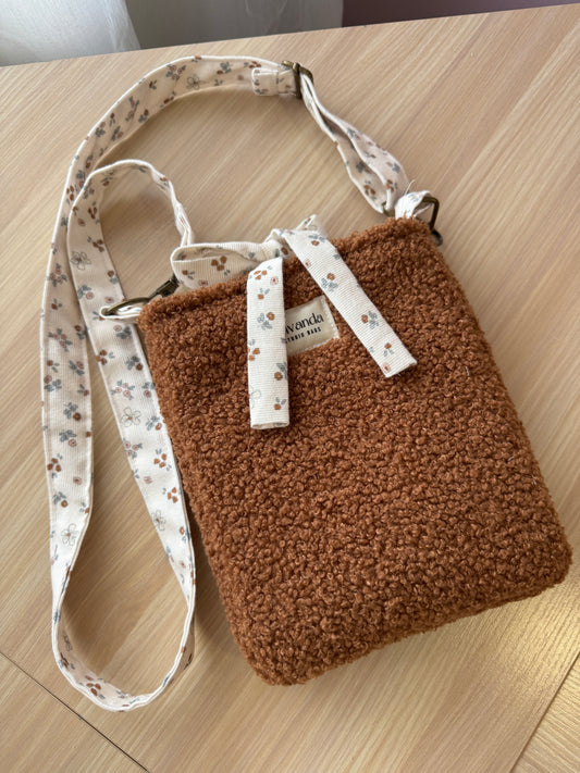 Bolso bandolera para teléfono de peluche 7🍂