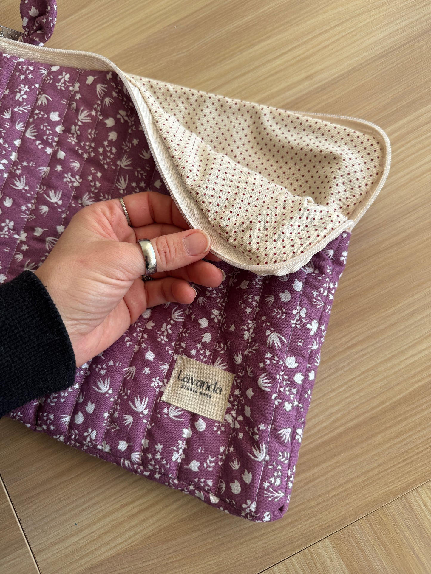 Laptop case lavender